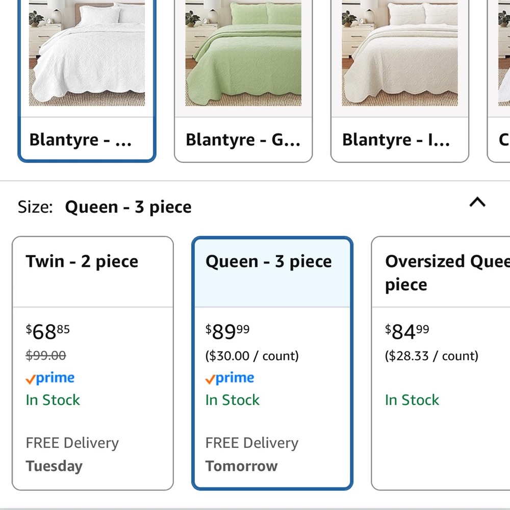 White Oversized Queen Bedding Set NEW - Picture 5 of 8